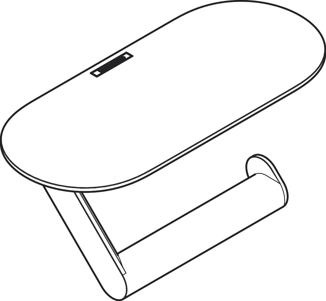 Hansgrohe WallStoris Toilettenpapierhalter mit Ablage, Mattschwarz