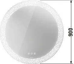 Duravit Spiegel „Happy D.2 Plus“ 90 × 90 cm Duravit Spiegel „Happy D.2 Plus“ 90 × 90 cm