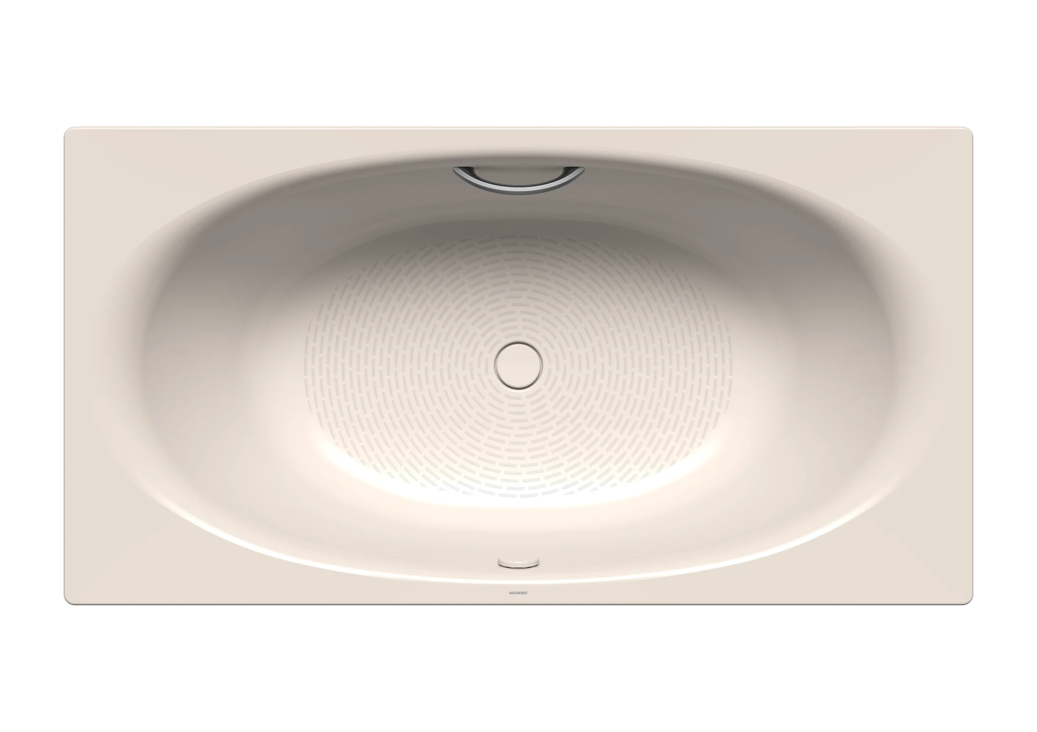 Kaldewei ELLIPSO DUO Badewanne, 1900x1000 mm, pergamon, mit Griffloch, Vollantislip