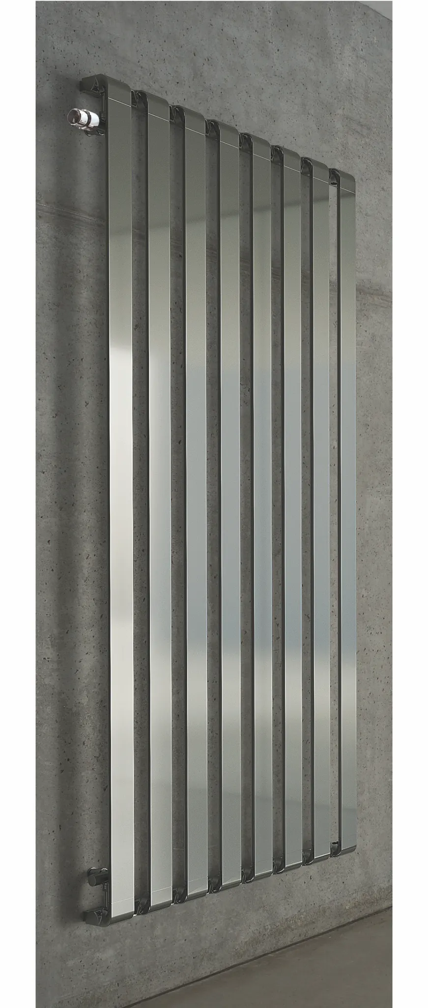 BEMM Design-Heizkörper „Step V“ 91 × 60 cm in Weiß (RAL 9016)