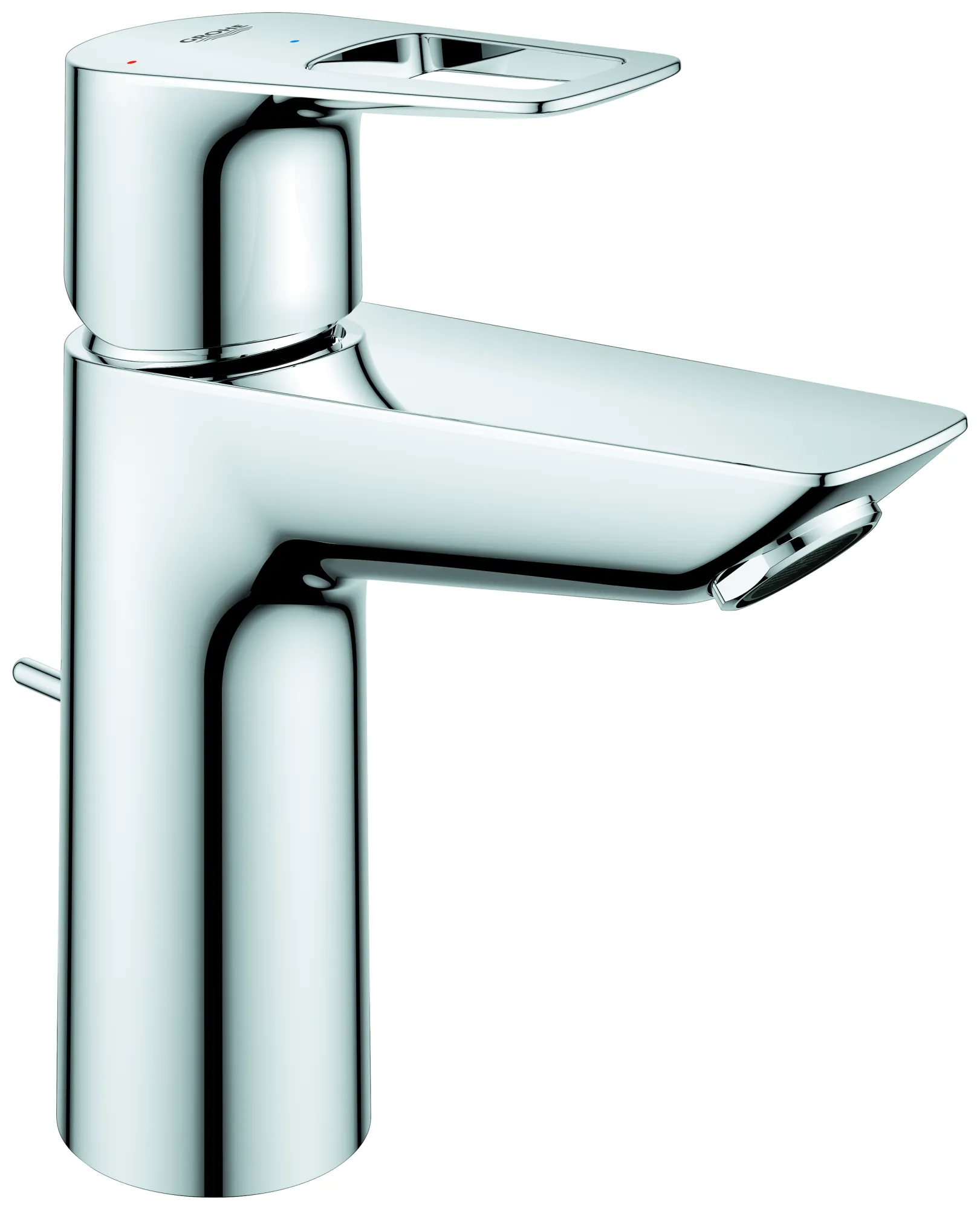 Einhand-Waschtischbatterie BauLoop 23887_1, M-Size, Energie-Sparfunktion Mittelstellung kalt, Einlochmontage, Temperaturbegrenzer, EcoJoy 5,7 l/min Mousseur, Zugstangen-Ablaufgarnitur aus Kunststoff 1 1/4″, chrom Einhand-Waschtischbatterie BauLoop 23887_1, M-Size, Energie-Sparfunktion Mittelstellung kalt, Einlochmontage, Temperaturbegrenzer, EcoJoy 5,7 l/min Mousseur, Zugstangen-Ablaufgarnitur aus Kunststoff 1 1/4″, chrom
