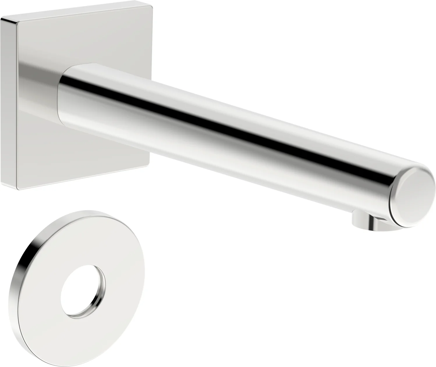HansaDESIGNO Style 5116 Rosette soft edge Ausladung 195 mm DN15 Chrom