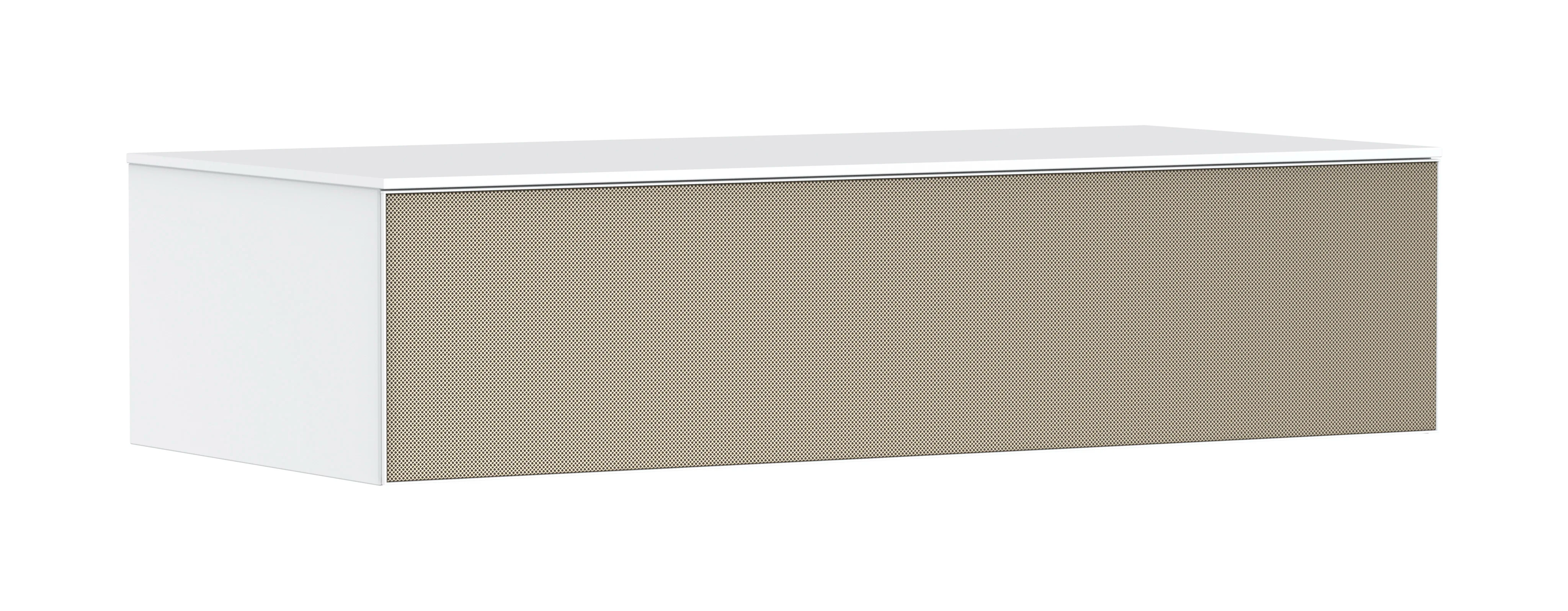 Hansgrohe Xevolos E Sideboard Mattweiß 1180x550 mm, 1 Schubkasten, grifflos mit PushOpen und SoftClose, Wandmontage Hansgrohe Xevolos E Sideboard Mattweiß 1180x550 mm, 1 Schubkasten, grifflos mit PushOpen und SoftClose, Wandmontage