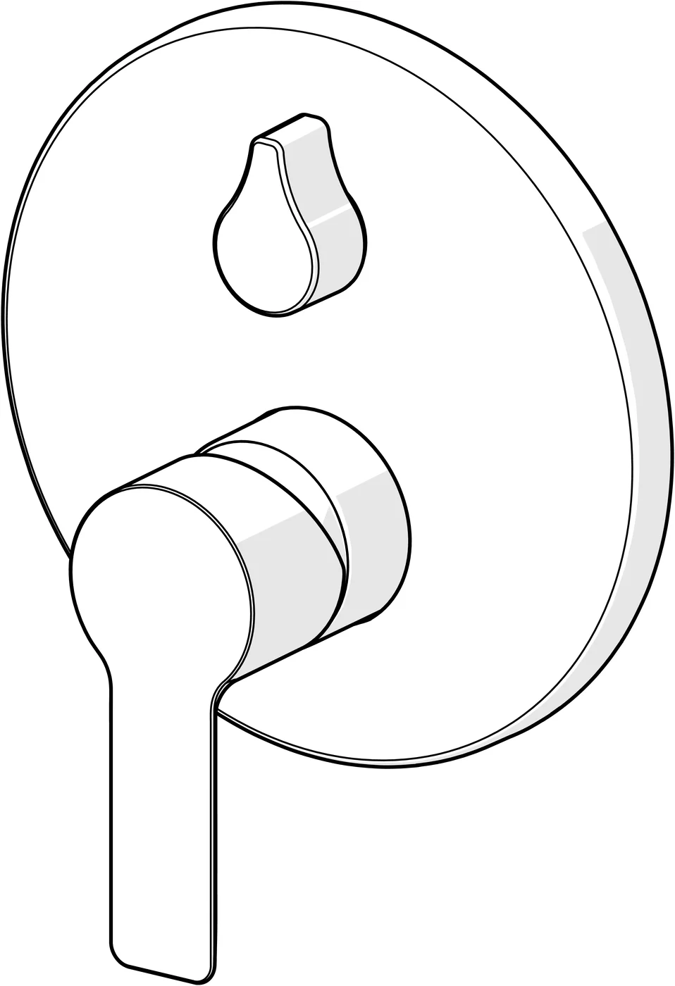 HansaLIGNA Einhebelmischer Fertigmontageset für Wanne/Brause Chrom HansaLIGNA Einhebelmischer Fertigmontageset für Wanne/Brause Chrom