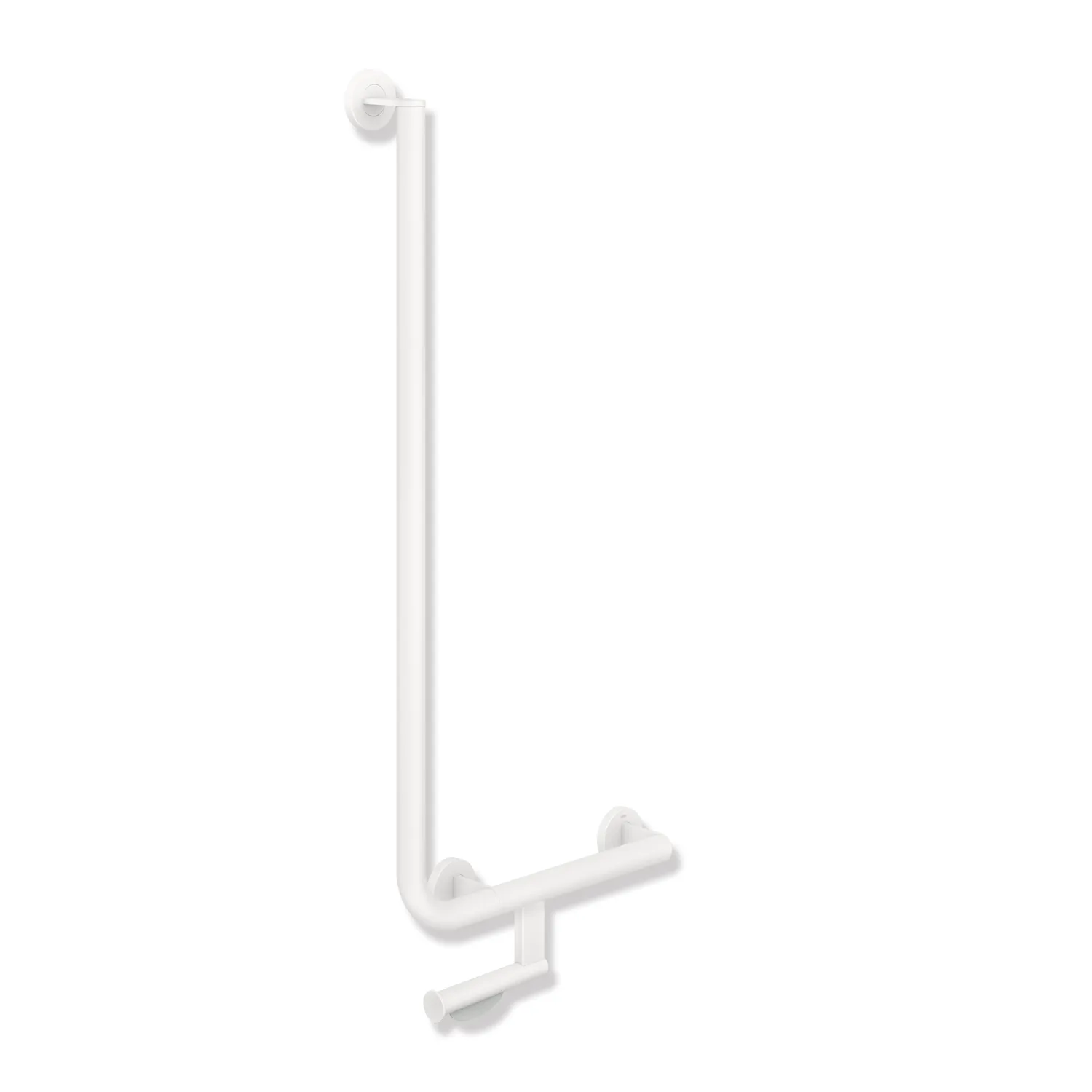 Winkelgriff, d:32/32, PRH, A1:900, W1:400, re, plvb weiß tiefmatt Winkelgriff, d:32/32, PRH, A1:900, W1:400, re, plvb weiß tiefmatt