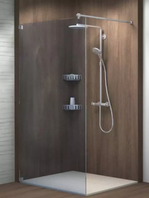 Sprinz Seitenwand Walk-In „Inloop“ rahmenlos für #Türbreite#, B: 2000 mm H: 2100 mm T: 8 mm
