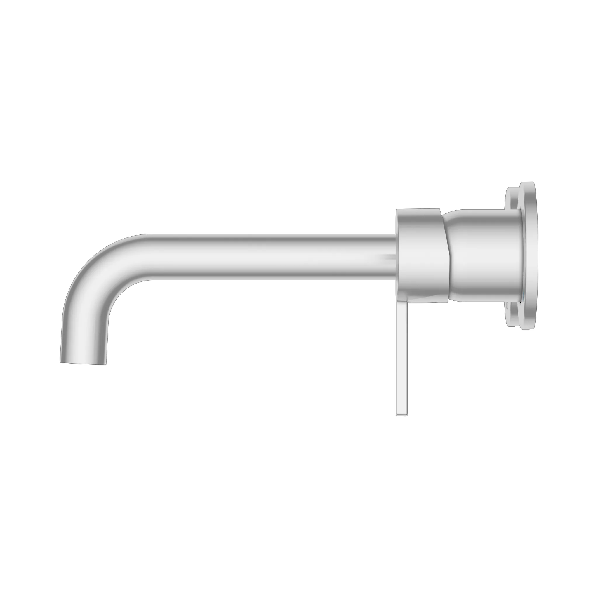KEUCO PLAN BLUE Einhebel-Waschtischmischer Unterputz 2 Loch für Wandmontage Ausladung 225 mm Aluminium-finish KEUCO PLAN BLUE Einhebel-Waschtischmischer Unterputz 2 Loch für Wandmontage Ausladung 225 mm Aluminium-finish