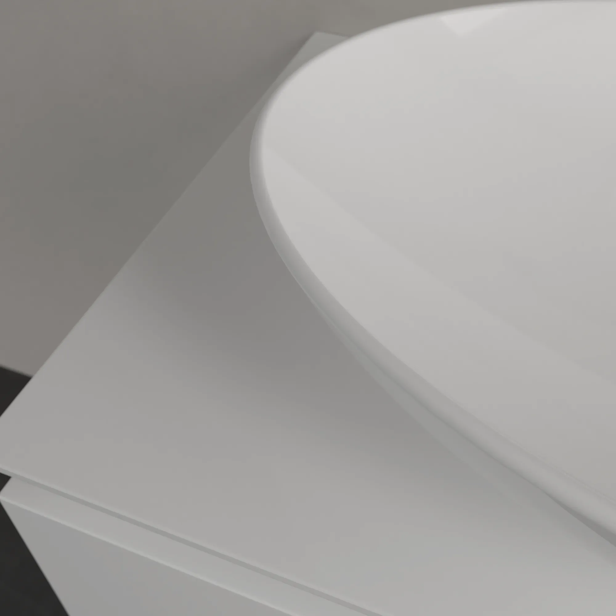 Villeroy & Boch Aufsatzwaschtisch aus TitanCeram „Loop & Friends“ 620 × 420 × 150 mm, ohne Hahnlochbohrung in Weiß Alpin Villeroy & Boch Aufsatzwaschtisch aus TitanCeram „Loop & Friends“ 620 × 420 × 150 mm, ohne Hahnlochbohrung in Weiß Alpin