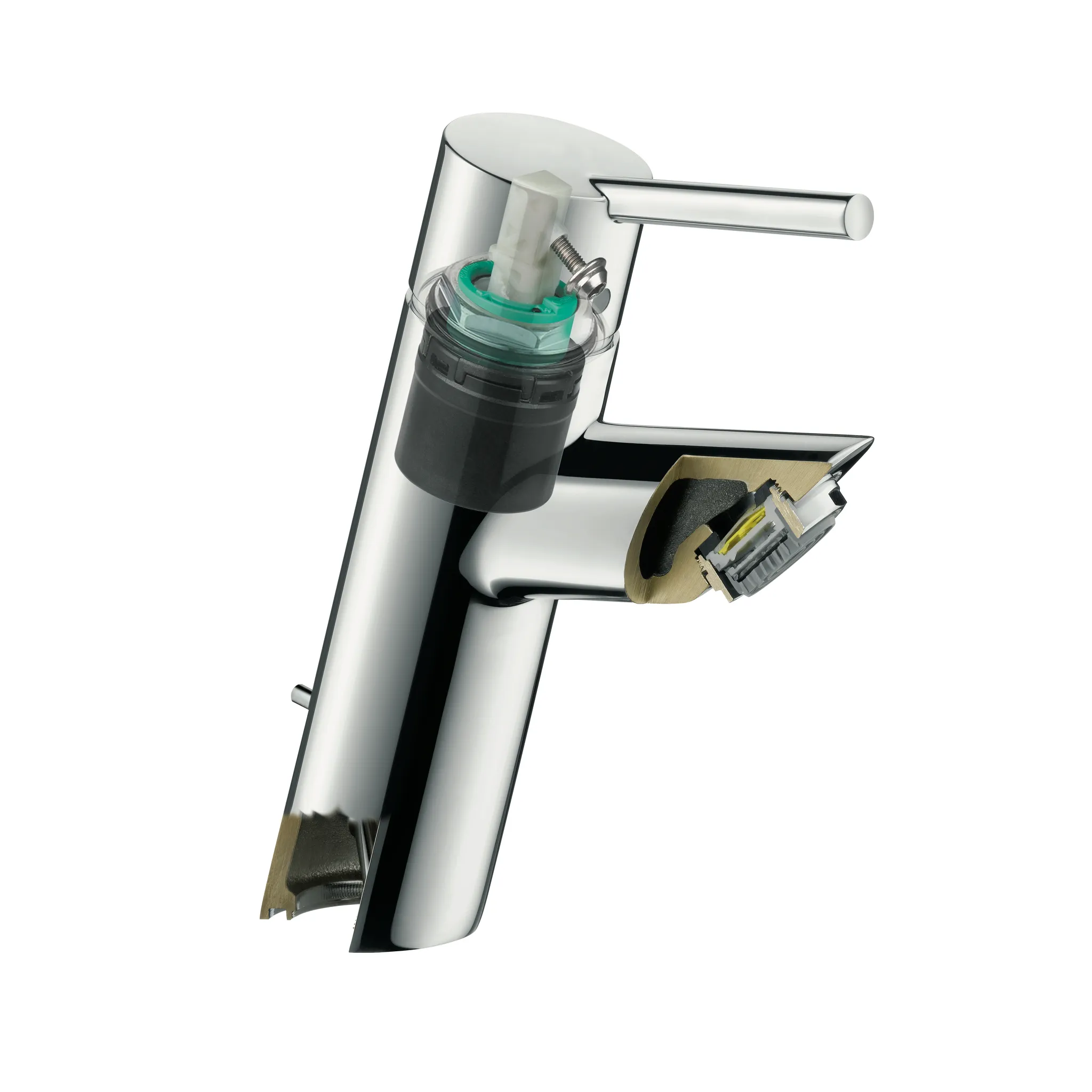 Hansgrohe Talis S Einhebel-Waschtischmischer 80 mit Zugstangen-Ablaufgarnitur, Chrom Hansgrohe Talis S Einhebel-Waschtischmischer 80 mit Zugstangen-Ablaufgarnitur, Chrom