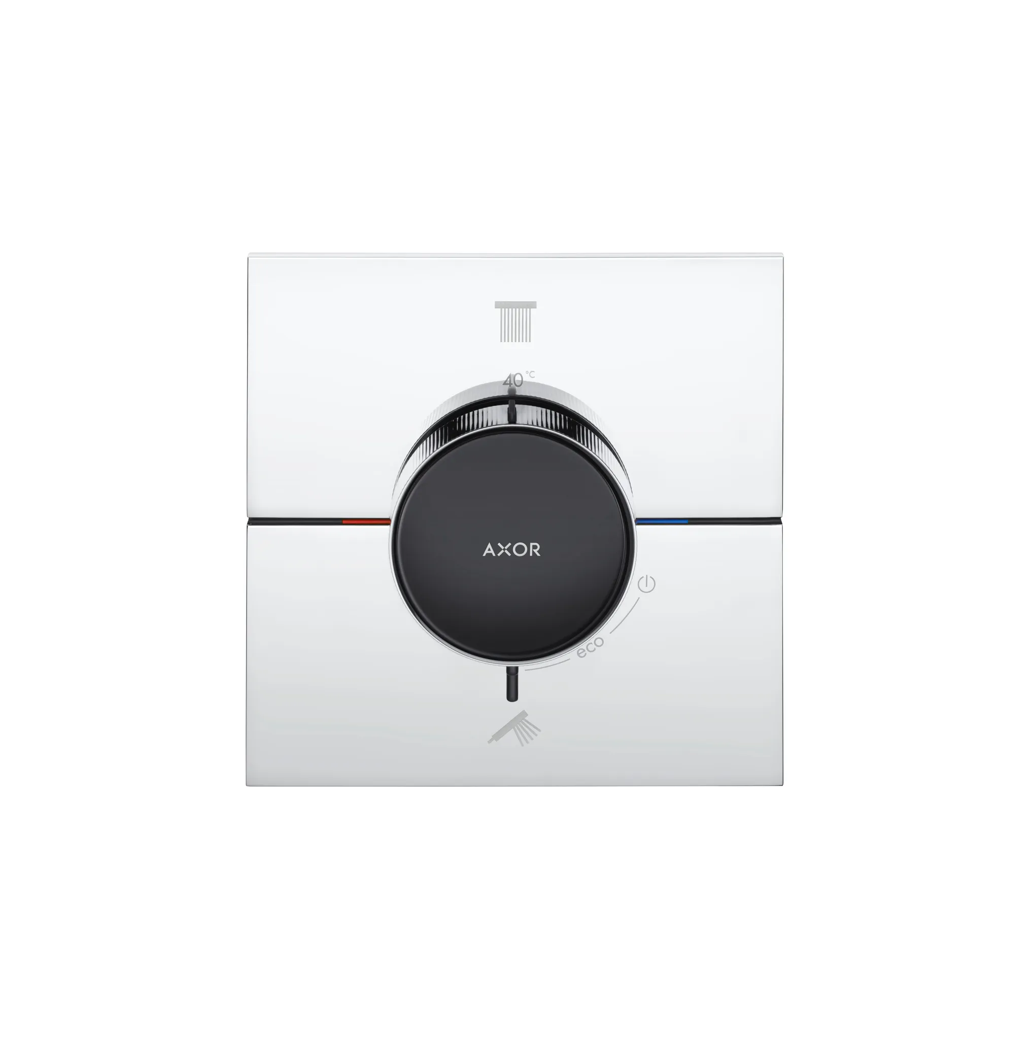 AXOR ShowerSelect ID Thermostat Unterputz eckig für 2 Verbraucher Chrom