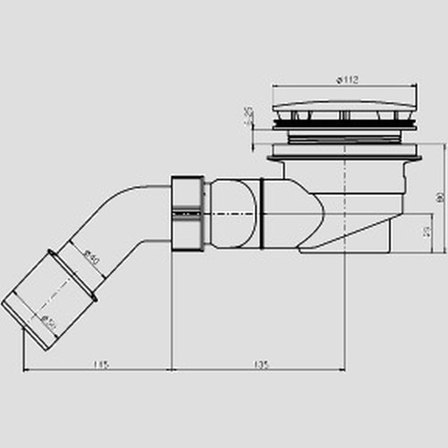Duschwannen-Set 90 × 90 Duschplan mit Sanit-Ablauf und Montagerahmen