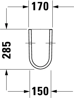 Halbsäule Starck 3 für 030065/60/55 u.030480/70/10 weiß