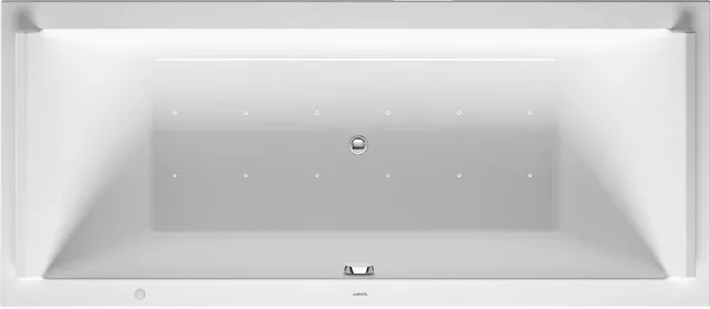 Duravit Whirlwanne „Starck“ rechteck 1800 × 800 mm, Mittelablauf mit Air-System, in Weiß Duravit Whirlwanne „Starck“ rechteck 1800 × 800 mm, Mittelablauf mit Air-System, in Weiß