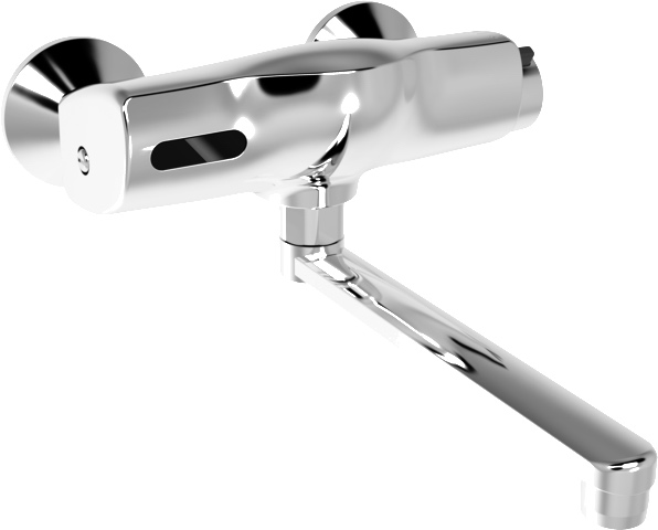 Hansa Waschtischarmatur, elektronisch „Electra“ Ausladung 250 mm in Chrom Hansa Waschtischarmatur, elektronisch „Electra“ Ausladung 250 mm in Chrom