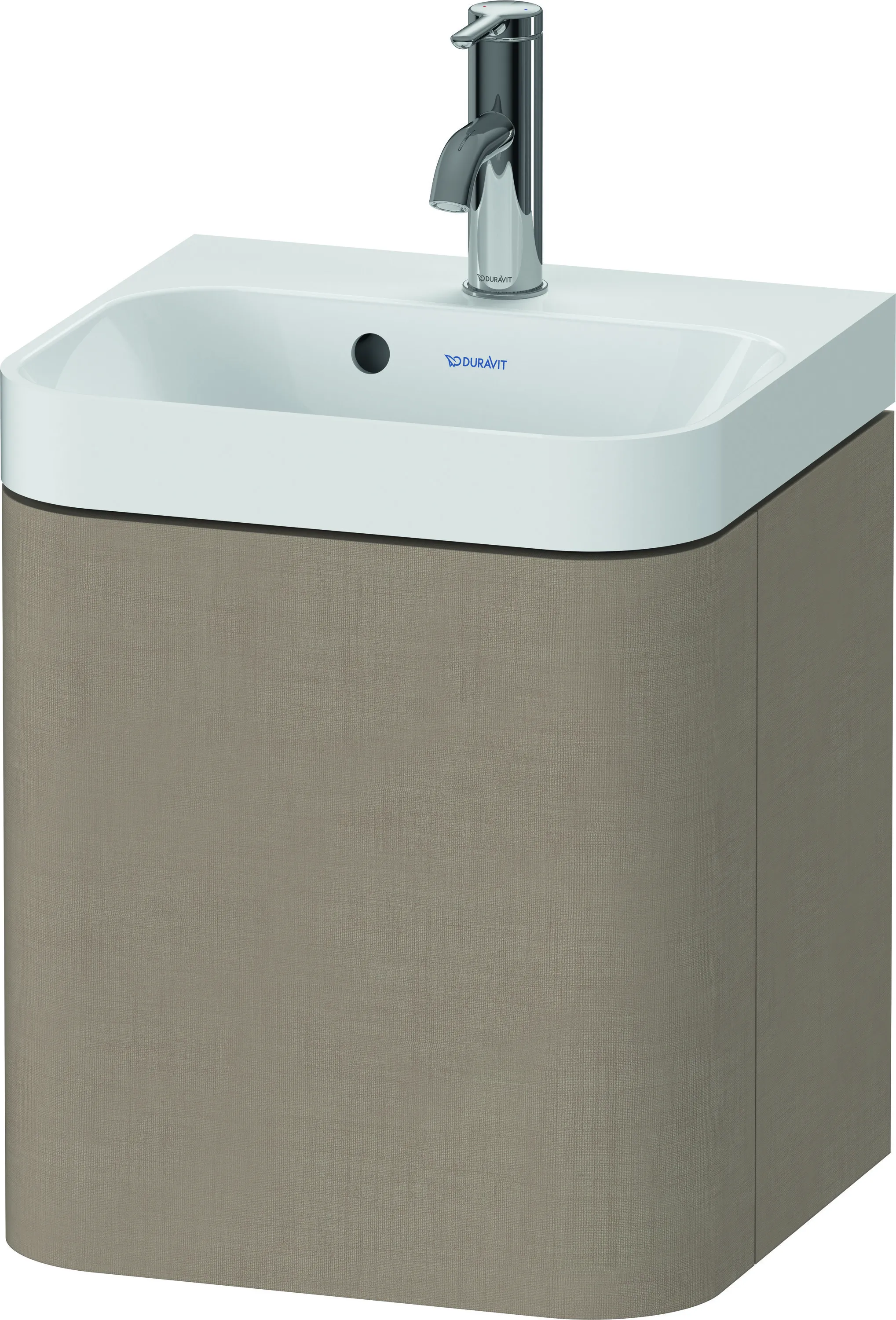Duravit Waschtischunterschrank c-shaped Set wandhängend „Happy D.2 Plus“ 40 × 48 × 36 cm Leinen Duravit Waschtischunterschrank c-shaped Set wandhängend „Happy D.2 Plus“ 40 × 48 × 36 cm Leinen