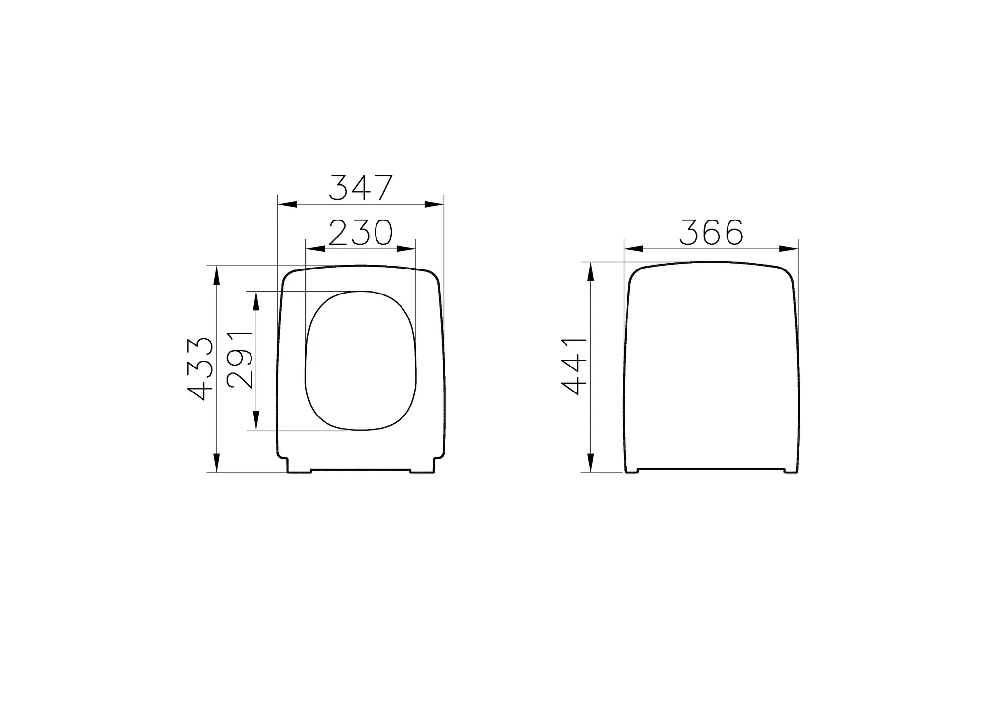 VitrA Metropole WC-Sitz Slim Wrap mit Absenkautomatik Edelweiß