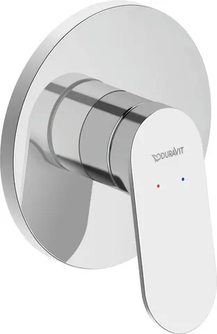 Duravit Einhand-Unterputz-Armatur „Wave“ in Chrom Duravit Einhand-Unterputz-Armatur „Wave“ in Chrom