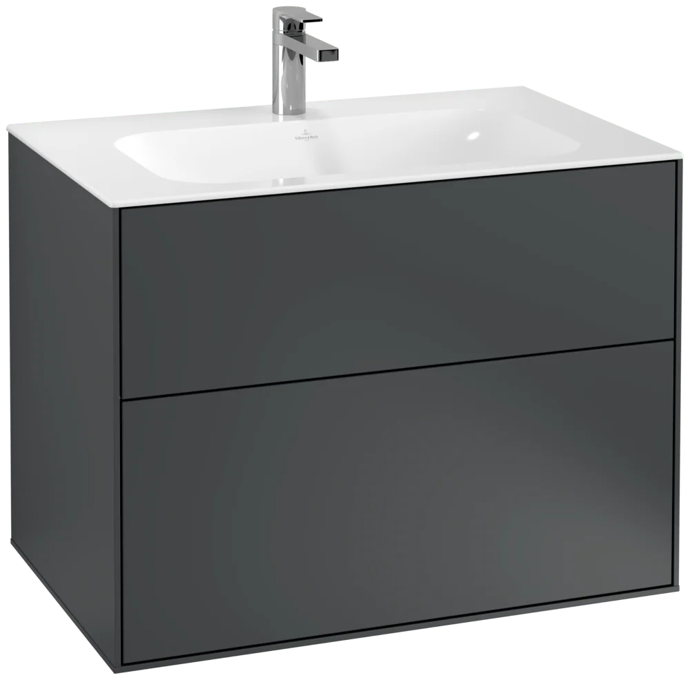 Villeroy & Boch Finion Waschbeckenunterschrank F01, Midnight Blue Matt Lacquer, 796 x 591 x 498 mm Villeroy & Boch Finion Waschbeckenunterschrank F01, Midnight Blue Matt Lacquer, 796 x 591 x 498 mm