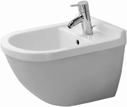 Duravit Wand-Bidet „Starck 3“, Befestigung verdeckt 36,5 × 54 × 33,5 cm Duravit Wand-Bidet „Starck 3“, Befestigung verdeckt 36,5 × 54 × 33,5 cm