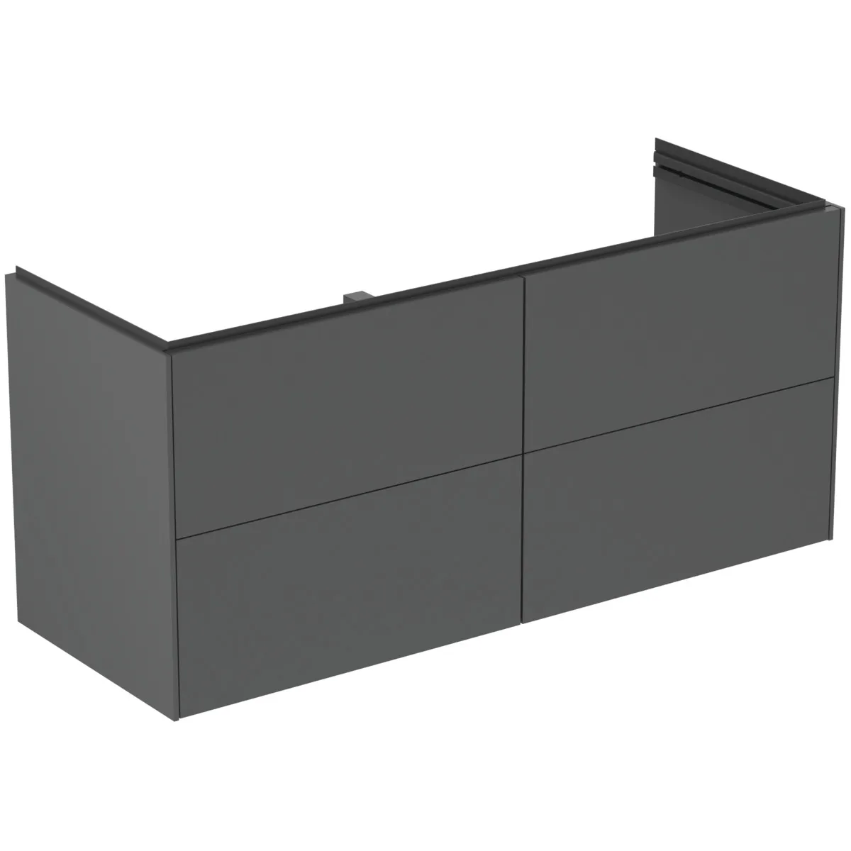 Ideal Standard Möbelwaschtischunterschrank Conca 1200 mm 4 Auszüge Anthrazit matt