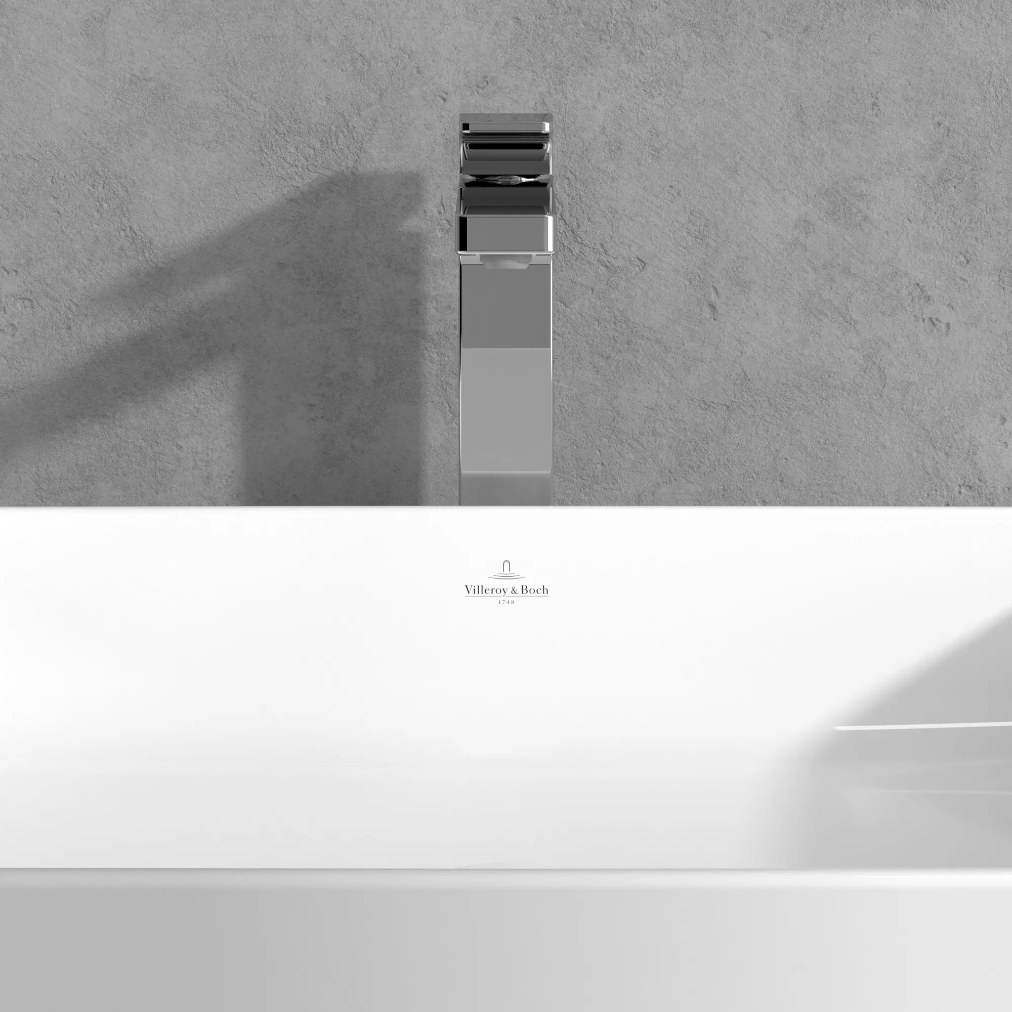 Einhand-Waschtischarmatur „Architectura Square“ 21,1 cm Ausladung 176 mm in Chrom Einhand-Waschtischarmatur „Architectura Square“ 21,1 cm Ausladung 176 mm in Chrom