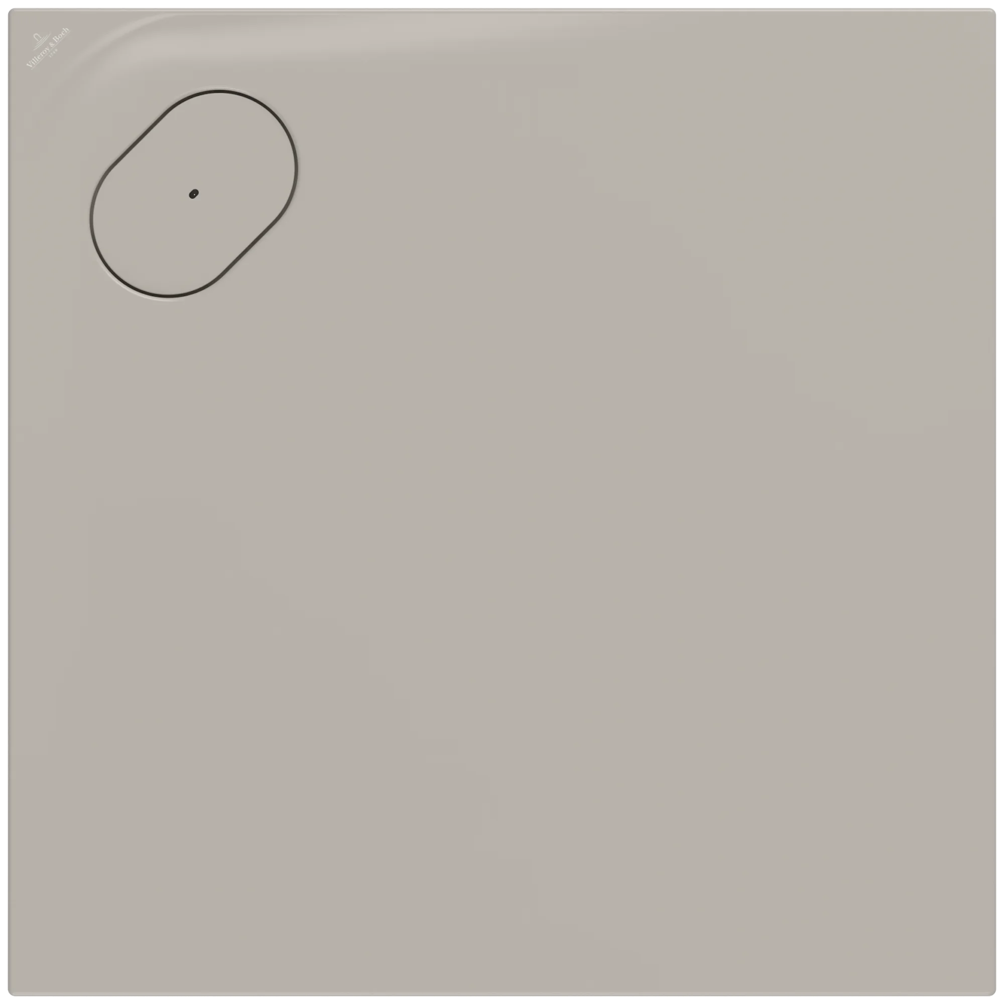 Villeroy & Boch quadratische Duschwanne Ecora Almond 800x800x35 mm, matt, Antirutschklasse B Villeroy & Boch quadratische Duschwanne Ecora Almond 800x800x35 mm, matt, Antirutschklasse B