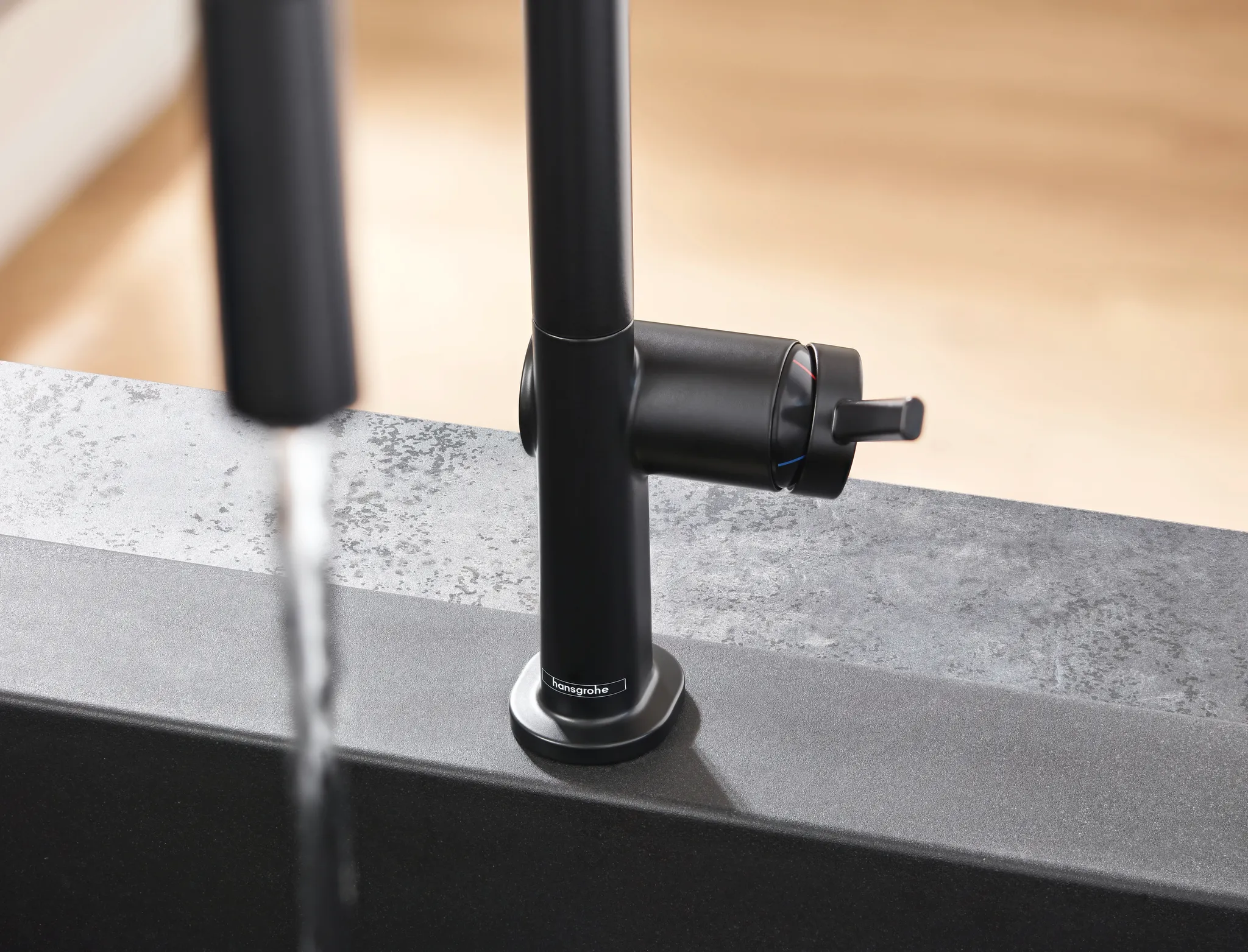 Hansgrohe Talis M54 Einhebel-Küchenmischer 210, Ausziehbrause, 2jet, sBox, Mattschwarz