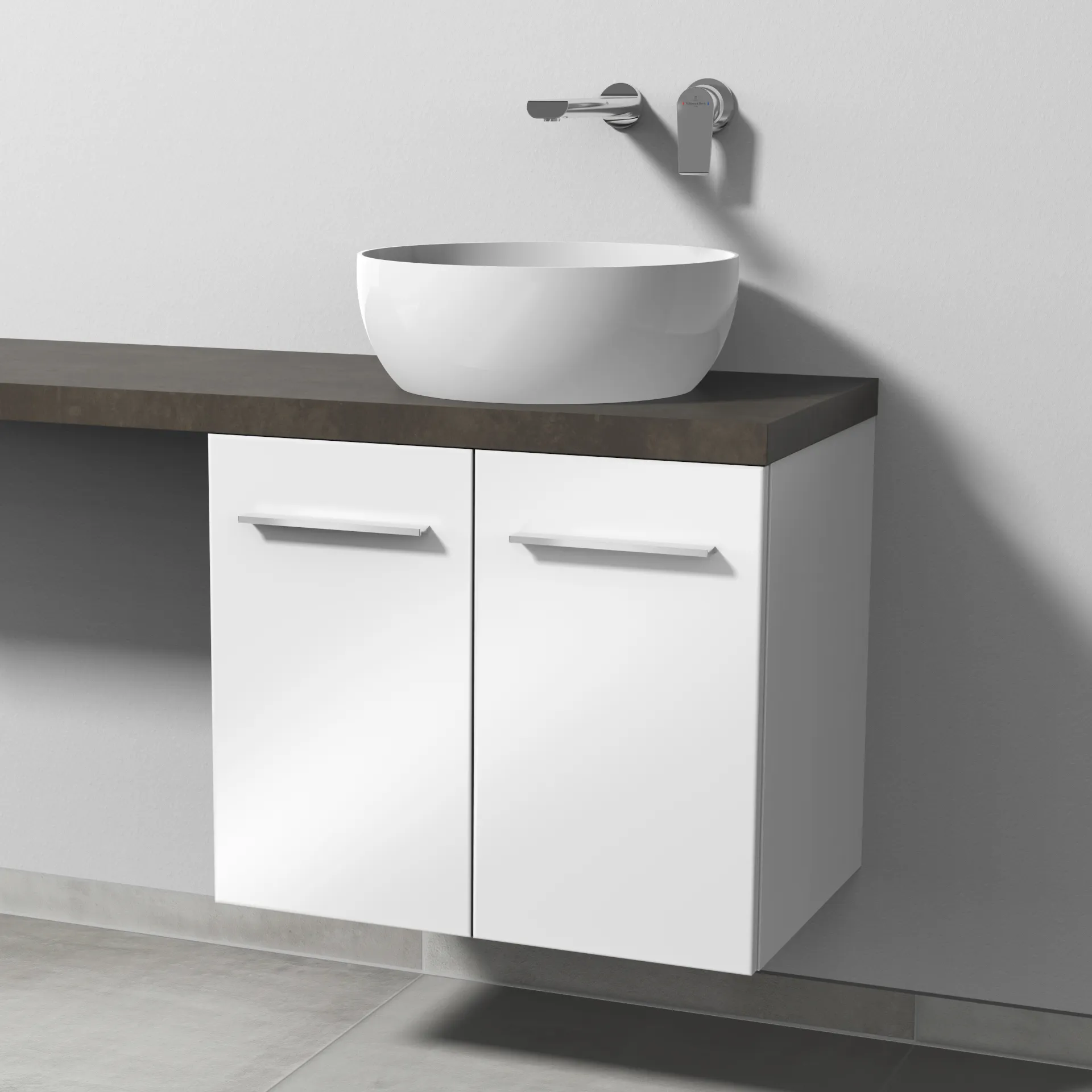 Sanipa Waschtischunterschrank „2morrow“ 600 × 510 × 420 mm in Weiß (glanz)