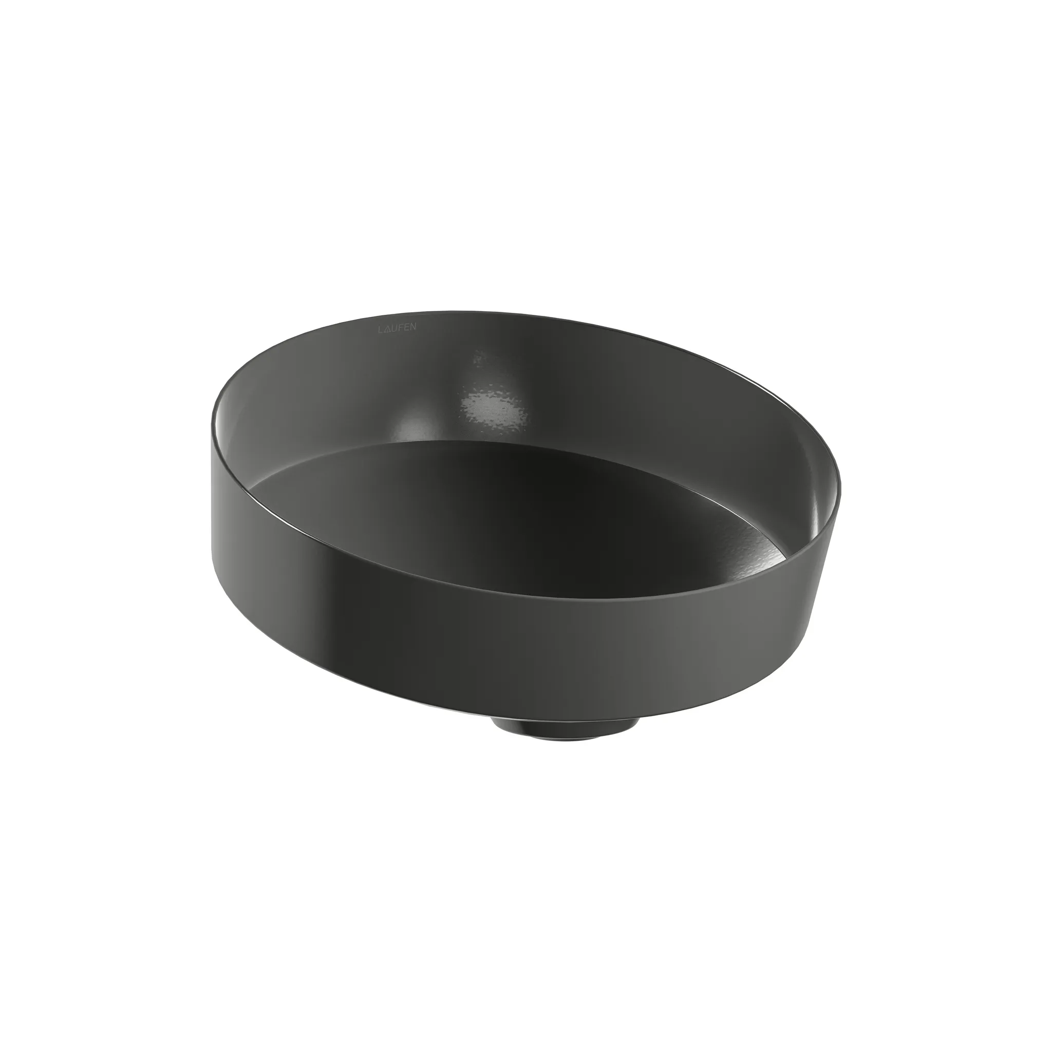 Laufen Waschtisch-Schale TENDO rund 400 x 400 x 195 mm in Dark Iron