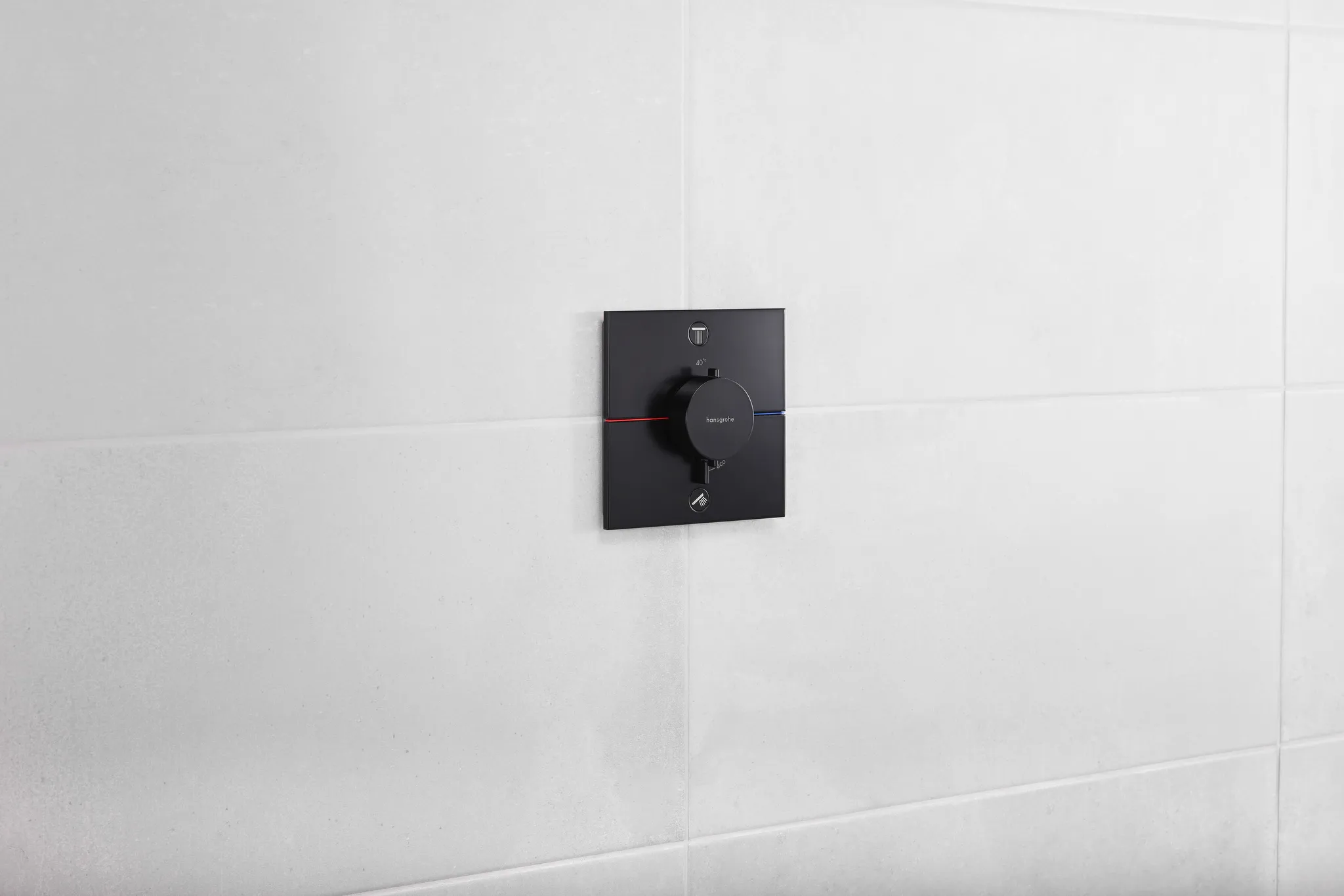 ShowerSelect Comfort E Thermostat Unterputz für 2 Verbraucher Chrom