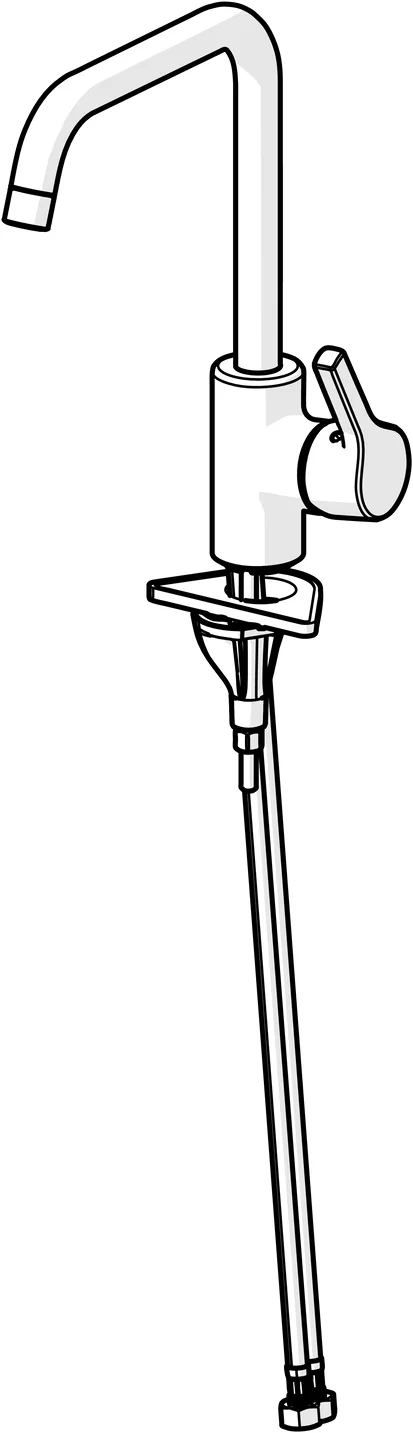 HansaPALENO Einhebelmischer Küchenarmatur Chrom 203 mm DN15