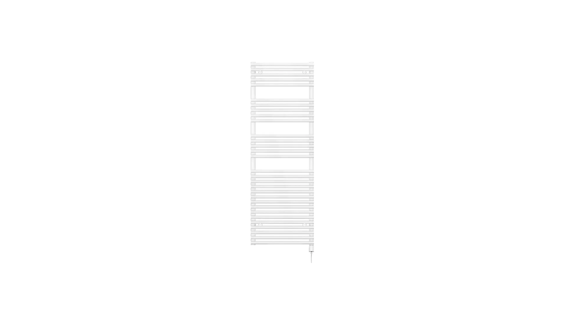 Zehnder Design-Handtuchwärmer „Forma Spa“ mit Heizstab IHD 49,6 × 123,6 cm in Gentian Blue (RAL 5010)