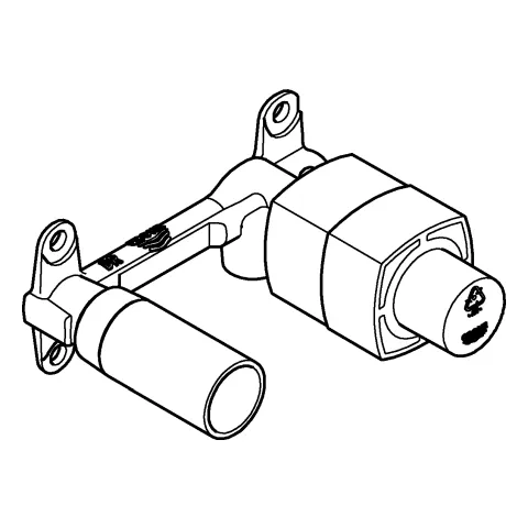 Grohe Grandera Einhandmischer 23319, Unterputz-Universal-Einbaukörper für 2-Loch-Waschtischbatterien Grohe Grandera Einhandmischer 23319, Unterputz-Universal-Einbaukörper für 2-Loch-Waschtischbatterien