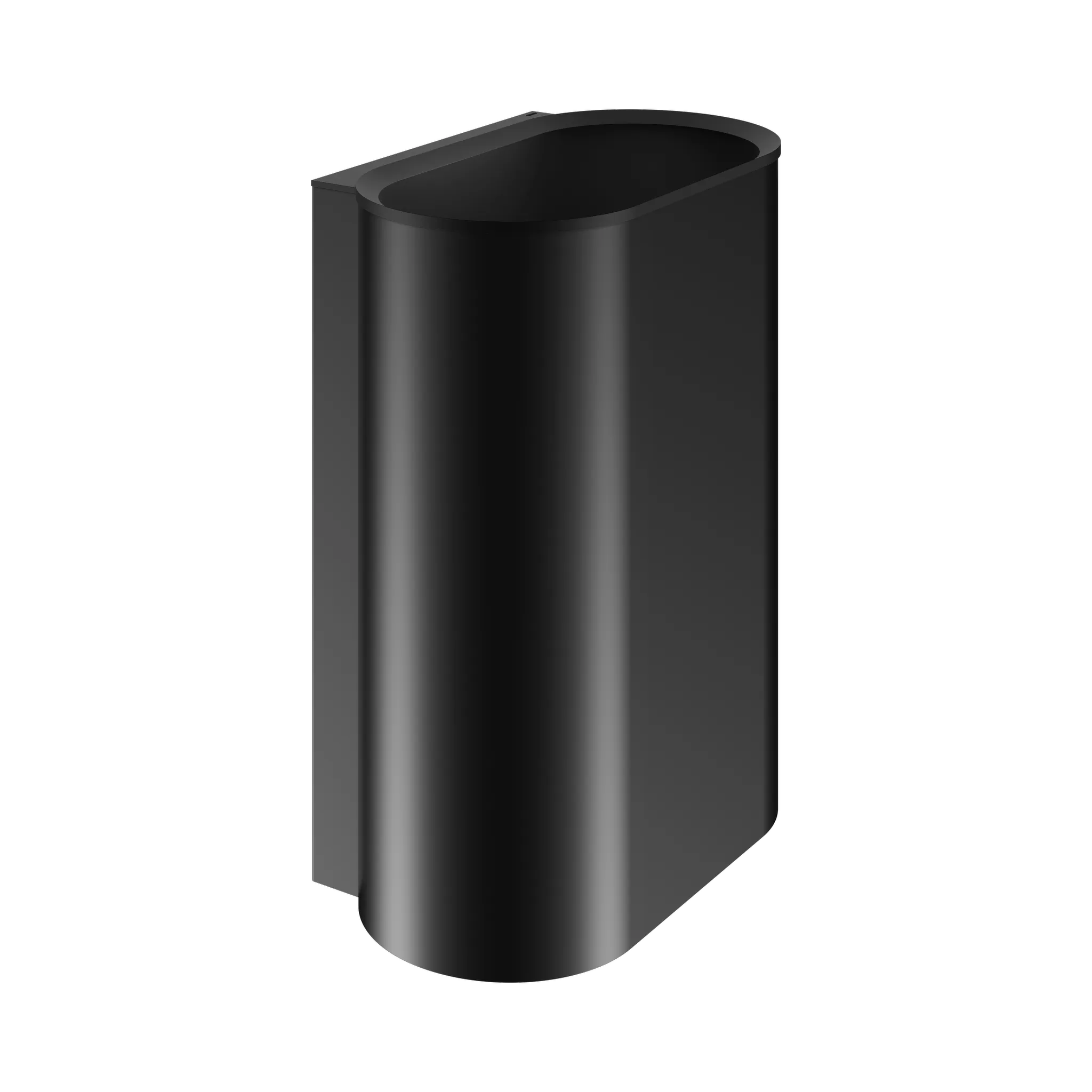 Plan Abfallsammler wandhängend schwarz matt Plan Abfallsammler wandhängend schwarz matt
