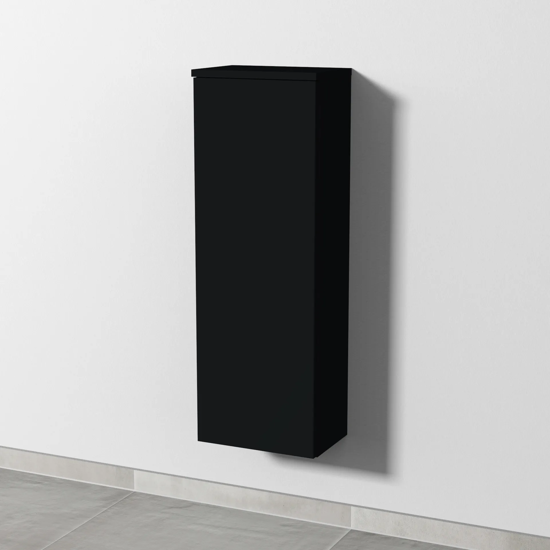 Sanipa Mittelschrank „3way“ 300 × 850 × 199 mm Anschlag links, in Schwarz (matt), Anschlag links Sanipa Mittelschrank „3way“ 300 × 850 × 199 mm Anschlag links, in Schwarz (matt), Anschlag links