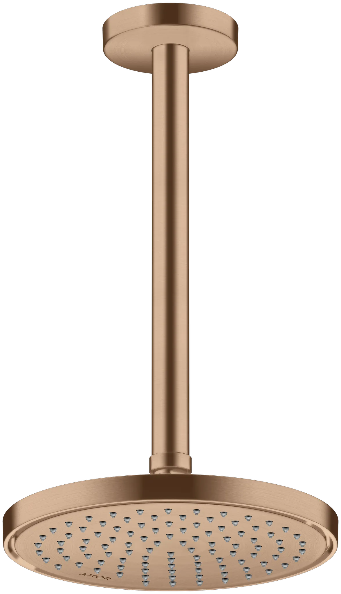 Hansgrohe AXOR ShowerSolutions Kopfbrause 220 1jet EcoSmart, Brushed Red Gold Hansgrohe AXOR ShowerSolutions Kopfbrause 220 1jet EcoSmart, Brushed Red Gold