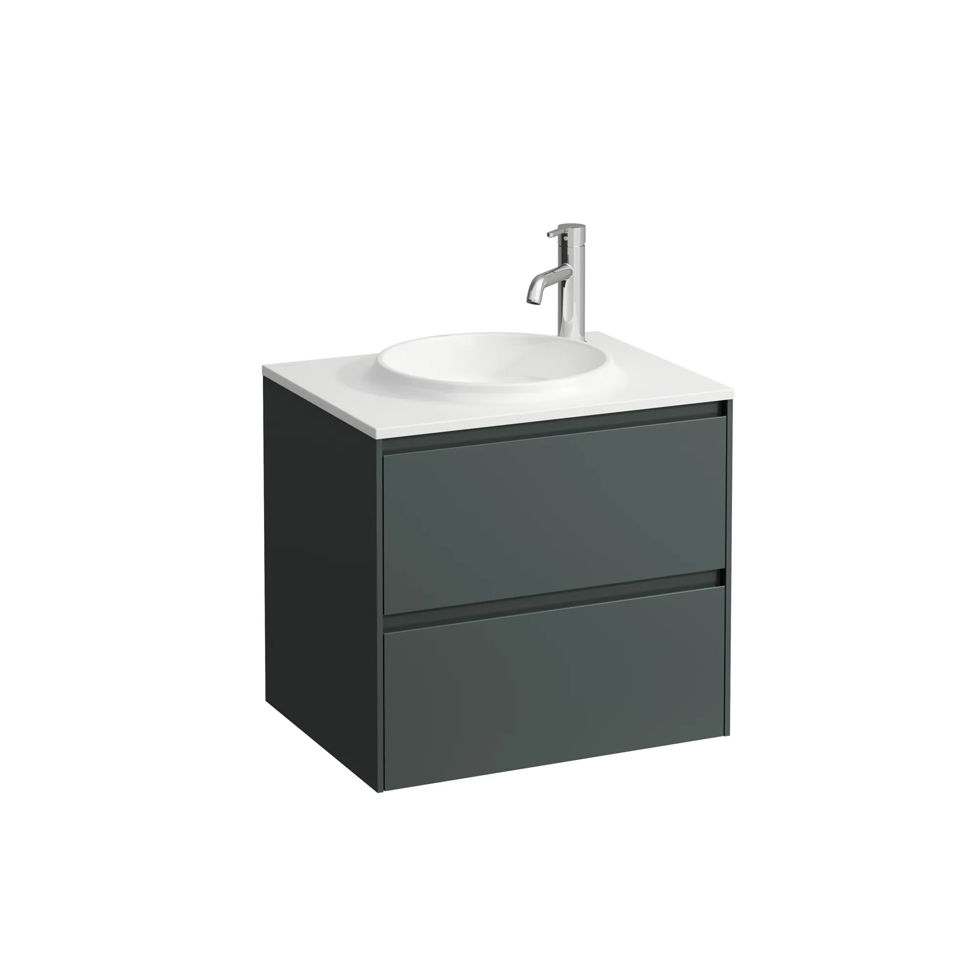 Waschtischunterbau 600, 2 Schubladen, passend zu Marbond Waschtisch H814073 weiß matt Waschtischunterbau 600, 2 Schubladen, passend zu Marbond Waschtisch H814073 weiß matt