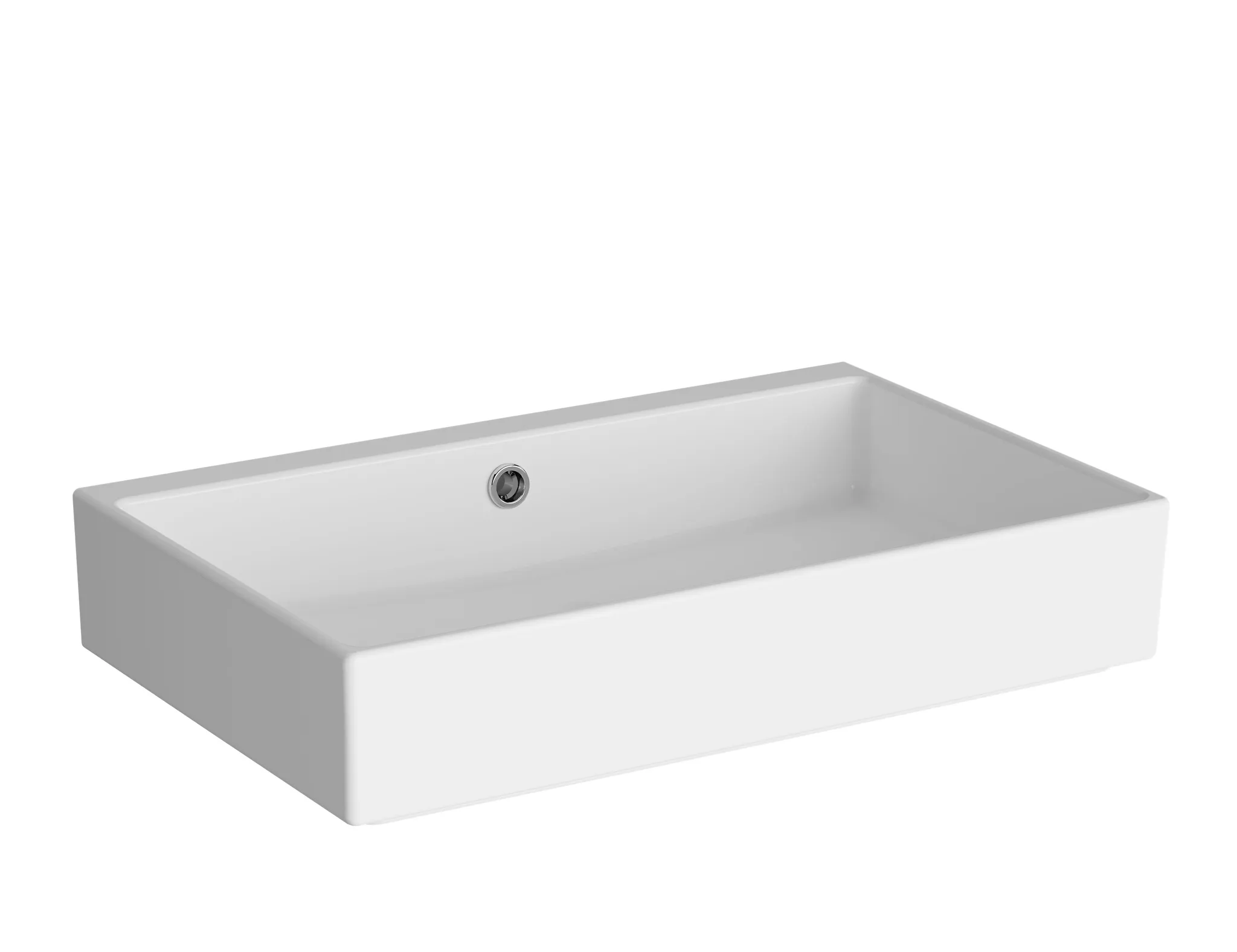 ArchiPlan Waschtisch Compact 60 x 38 cm rechteckig ohne Hahnloch mit Überlaufloch Weiß Hochglanz mit Oberflächenveredelung Clean ArchiPlan Waschtisch Compact 60 x 38 cm rechteckig ohne Hahnloch mit Überlaufloch Weiß Hochglanz mit Oberflächenveredelung Clean