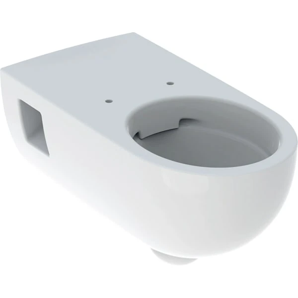 Wand-Tiefspül-WC „Renova Comfort“ teilgeschlossene Form 35,5 × 34,5 × 70 cm in weiß alpin, ohne Spülrand Wand-Tiefspül-WC „Renova Comfort“ teilgeschlossene Form 35,5 × 34,5 × 70 cm in weiß alpin, ohne Spülrand
