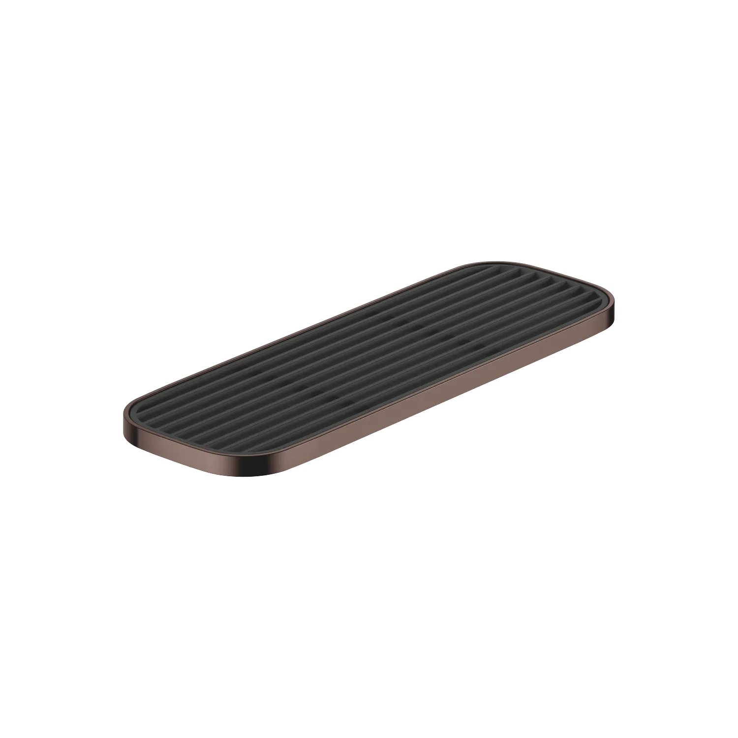 Dornbracht Ablage Wandmodell SERIENSPEZIFISCH Dark Bronze gebürstet PVD, Breite 300 mm, Höhe 26 mm, Ausladung 100 mm