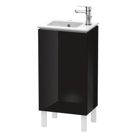 Duravit Waschtischunterschrank bodenstehend „L-Cube“ 42 × 70,4 × 29,4 cm Schwarz Hochglanz Duravit Waschtischunterschrank bodenstehend „L-Cube“ 42 × 70,4 × 29,4 cm Schwarz Hochglanz