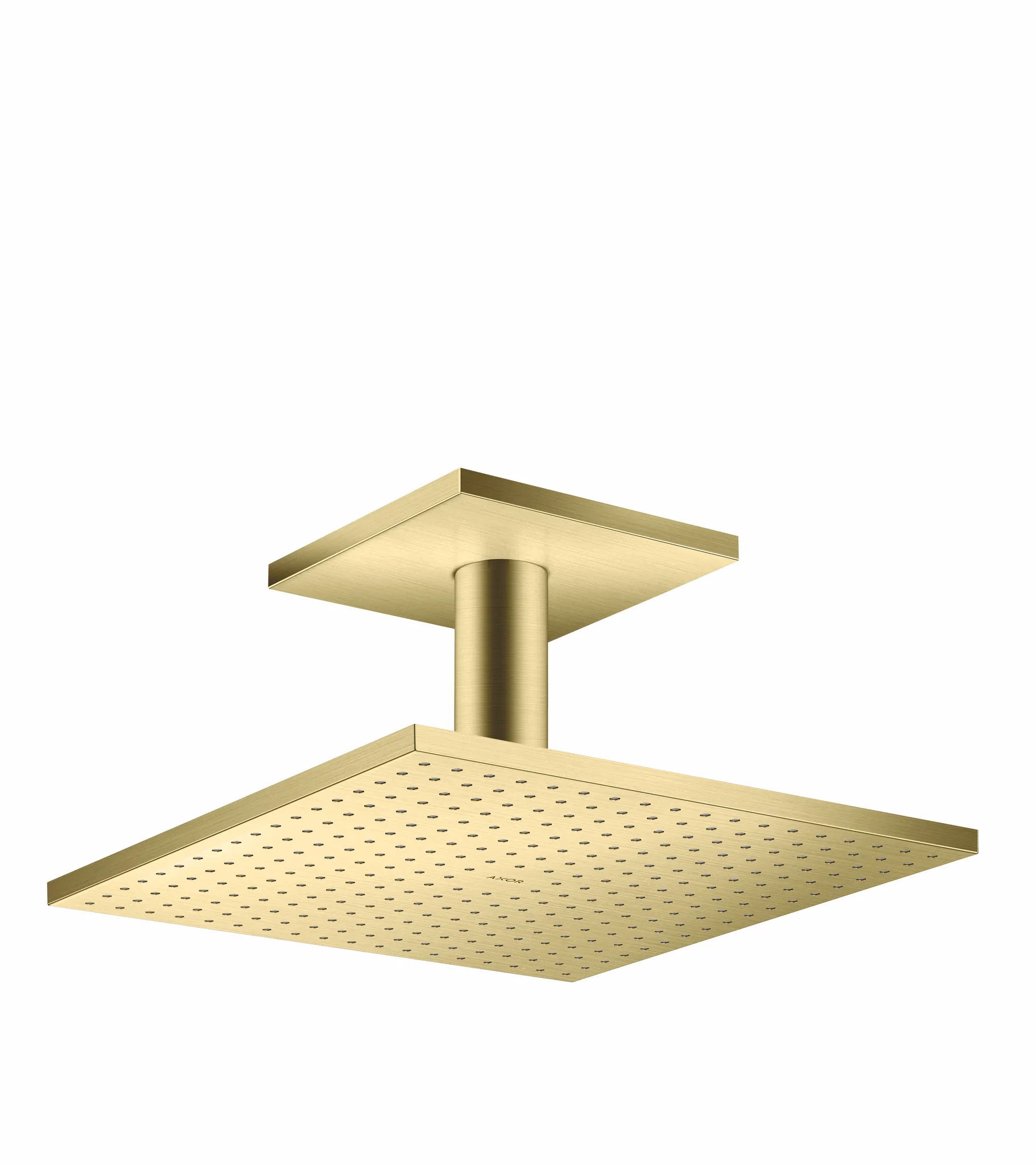Hansgrohe AXOR ShowerSolutions Kopfbrause 300⁄300 1jet mit Deckenanschluss, Brushed Brass Hansgrohe AXOR ShowerSolutions Kopfbrause 300⁄300 1jet mit Deckenanschluss, Brushed Brass