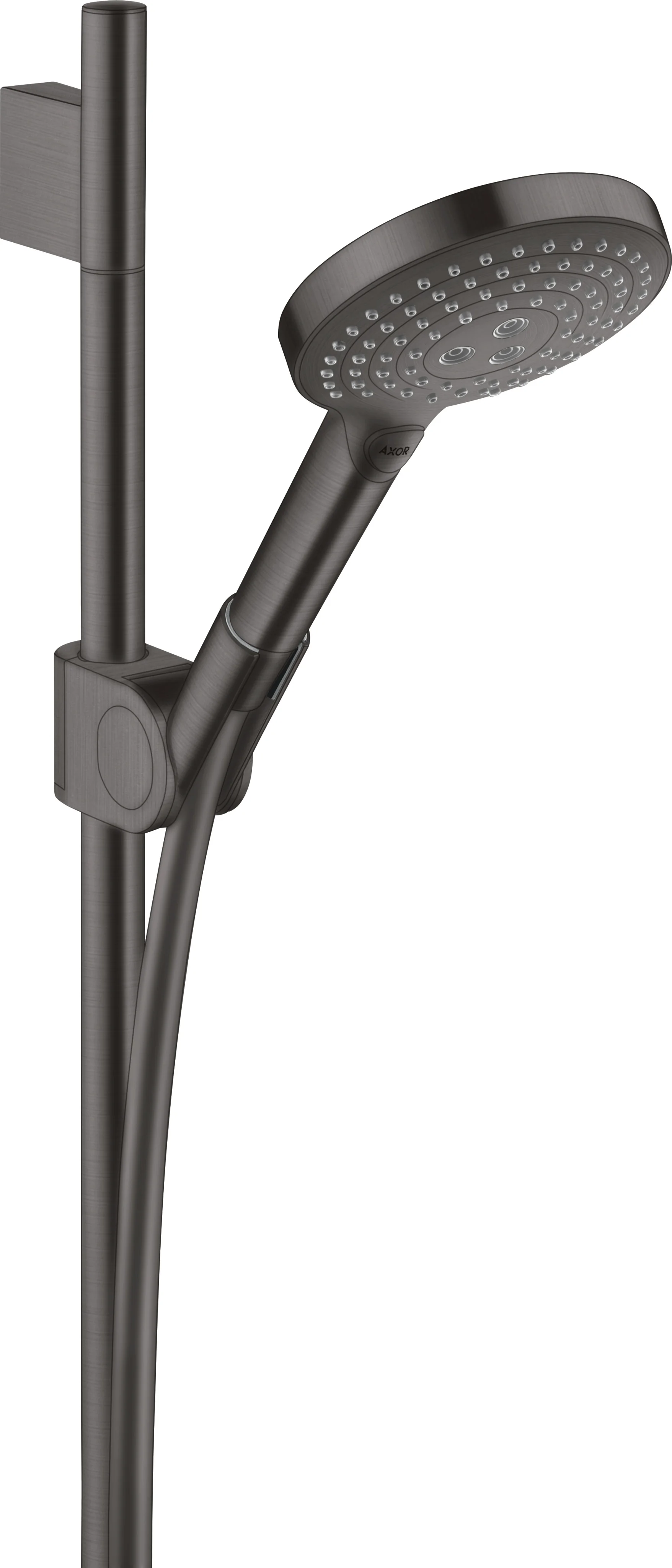 Hansgrohe AXOR Uno Brauseset 0,90 m mit Handbrause 120 3jet, Brushed Black Chrome
