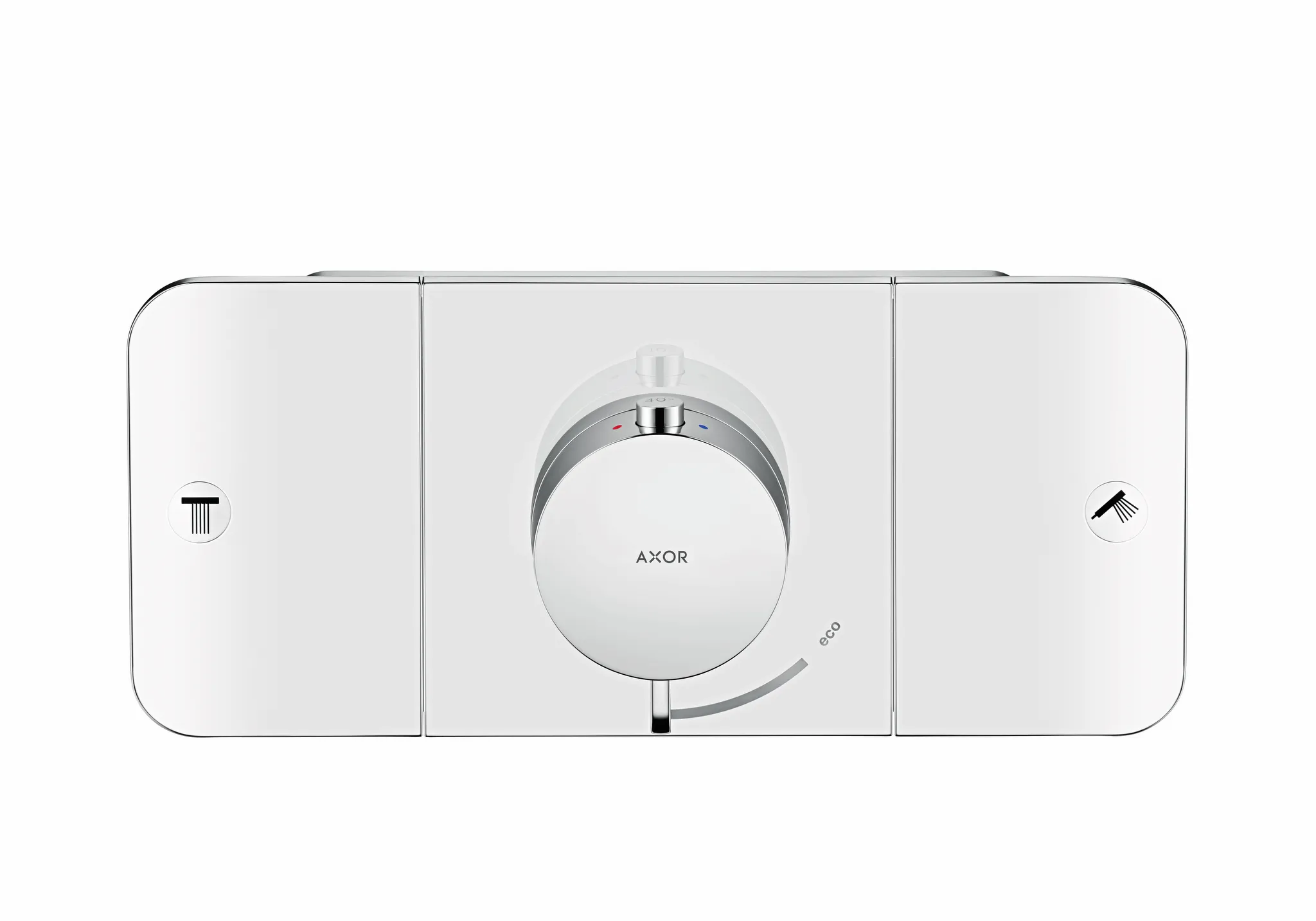 Hansgrohe AXOR One Thermostatmodul Unterputz für 2 Verbraucher, Chrom Hansgrohe AXOR One Thermostatmodul Unterputz für 2 Verbraucher, Chrom