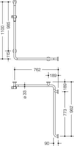 HEWI Haltegriff „Serie 805 Classic“