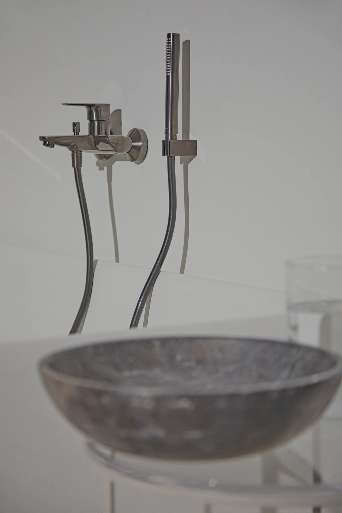 Ideal Standard Badearmatur Aufputz Connect Air, Ausladung 174mm, Silver Storm