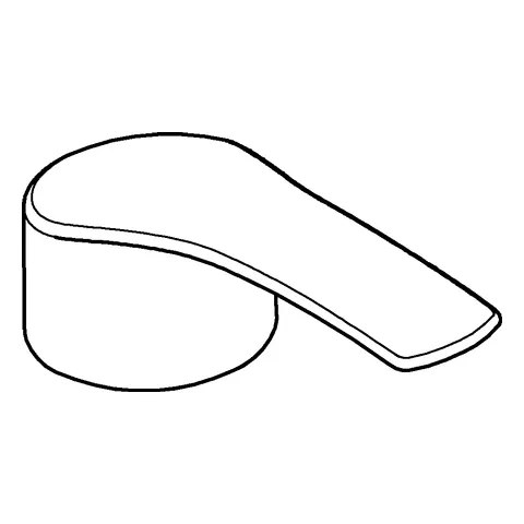 Hebel 46900, Metall, für Eurosmart Einhand-Waschtischbatterie, für 28 mm Kartusche, chrom Hebel 46900, Metall, für Eurosmart Einhand-Waschtischbatterie, für 28 mm Kartusche, chrom