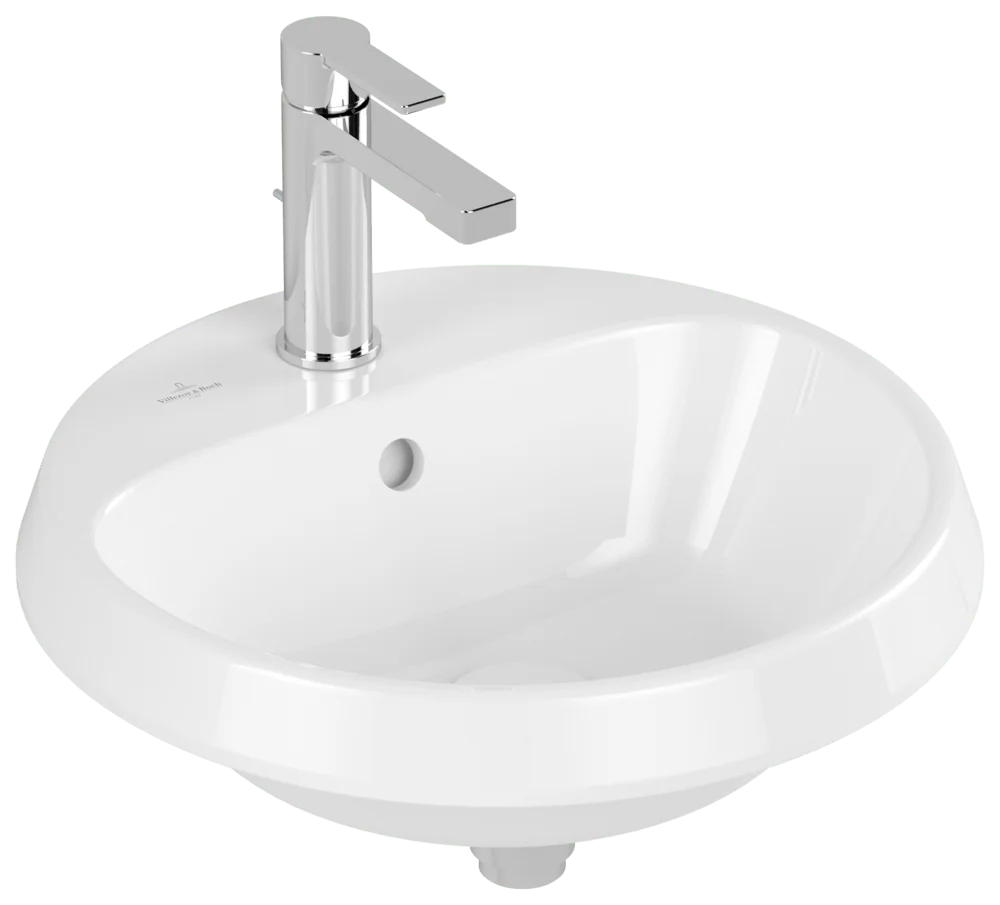 Villeroy & Boch Architectura Einbauwaschbecken 5A6546, 450 x 450 mm, rund, 1HL. o ÜL US n gl weAlpinc+ Villeroy & Boch Architectura Einbauwaschbecken 5A6546, 450 x 450 mm, rund, 1HL. o ÜL US n gl weAlpinc+