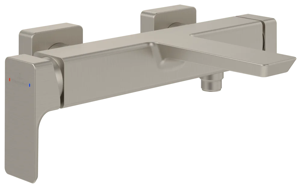 Villeroy & Boch Einhebel-Badewannenarmatur Subway 3.0, Brushed Nickel Matt, 108 x 303 x 232 mm, mit verstellbarem Strahlregler und SmartPressure-Technologie Villeroy & Boch Einhebel-Badewannenarmatur Subway 3.0, Brushed Nickel Matt, 108 x 303 x 232 mm, mit verstellbarem Strahlregler und SmartPressure-Technologie