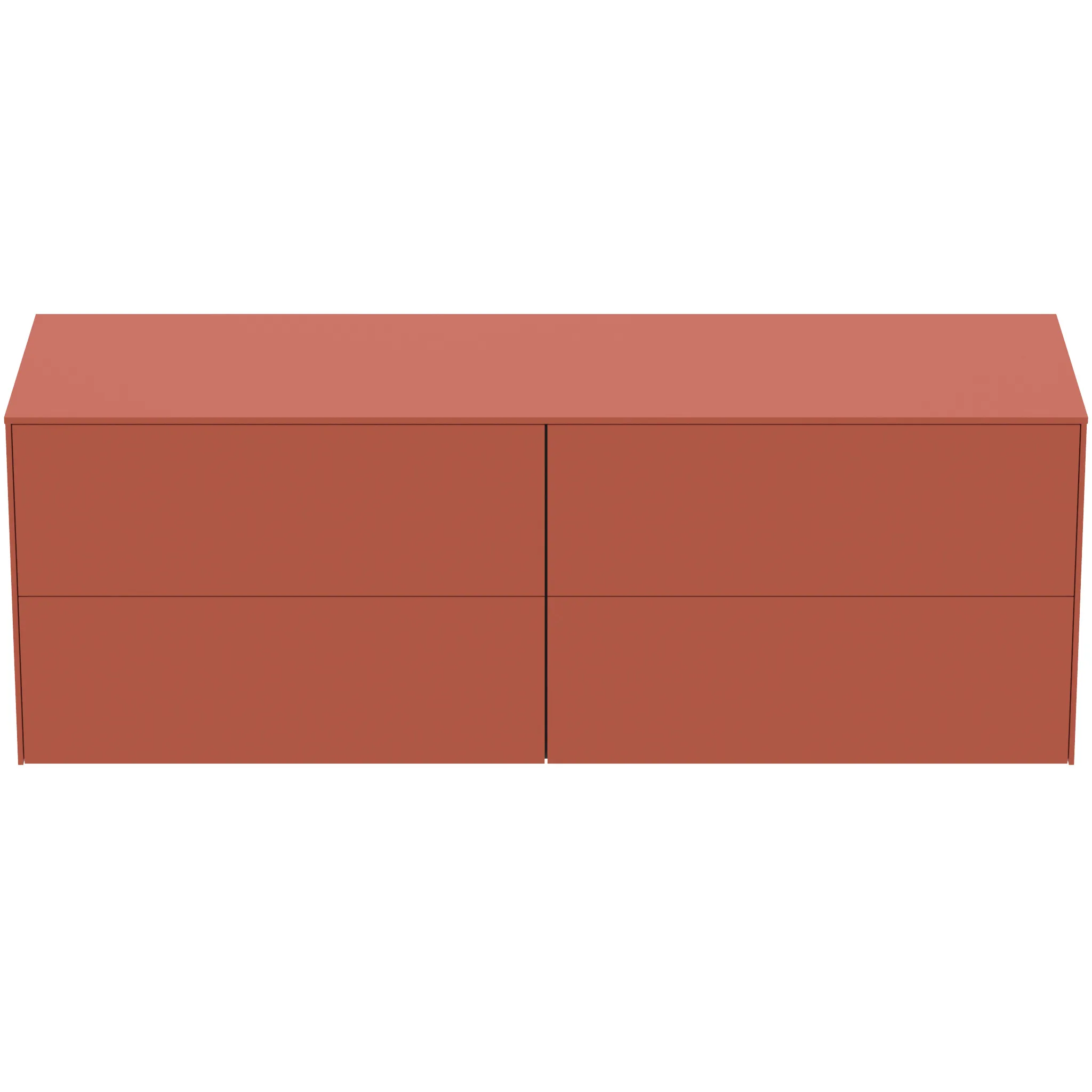 Ideal Standard Waschtischunterschrank „Conca“ 158,7 × 55 × 50,5 cm Sunset matt lackiert Ideal Standard Waschtischunterschrank „Conca“ 158,7 × 55 × 50,5 cm Sunset matt lackiert